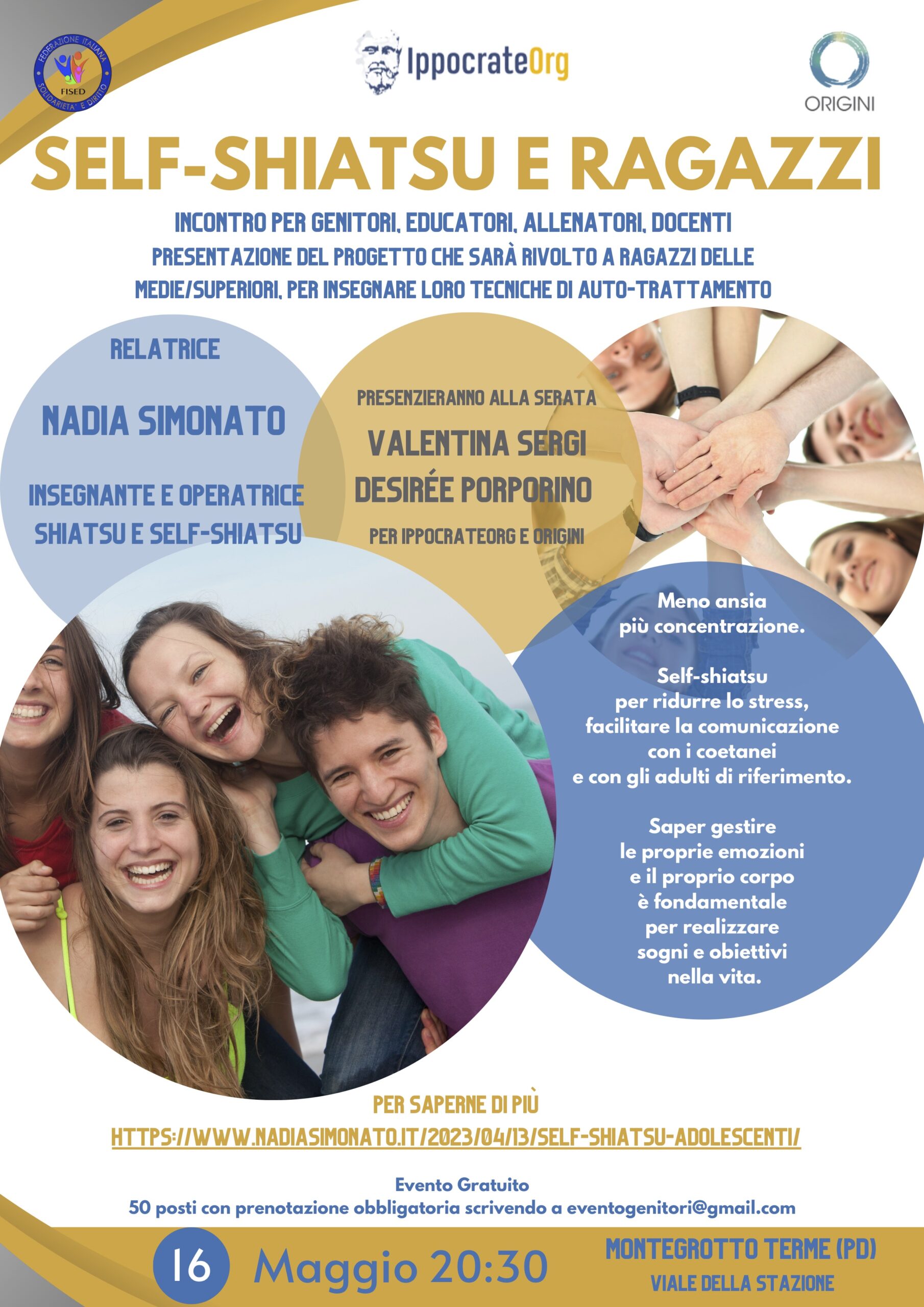 Self-Shiatsu e  RAGAZZI